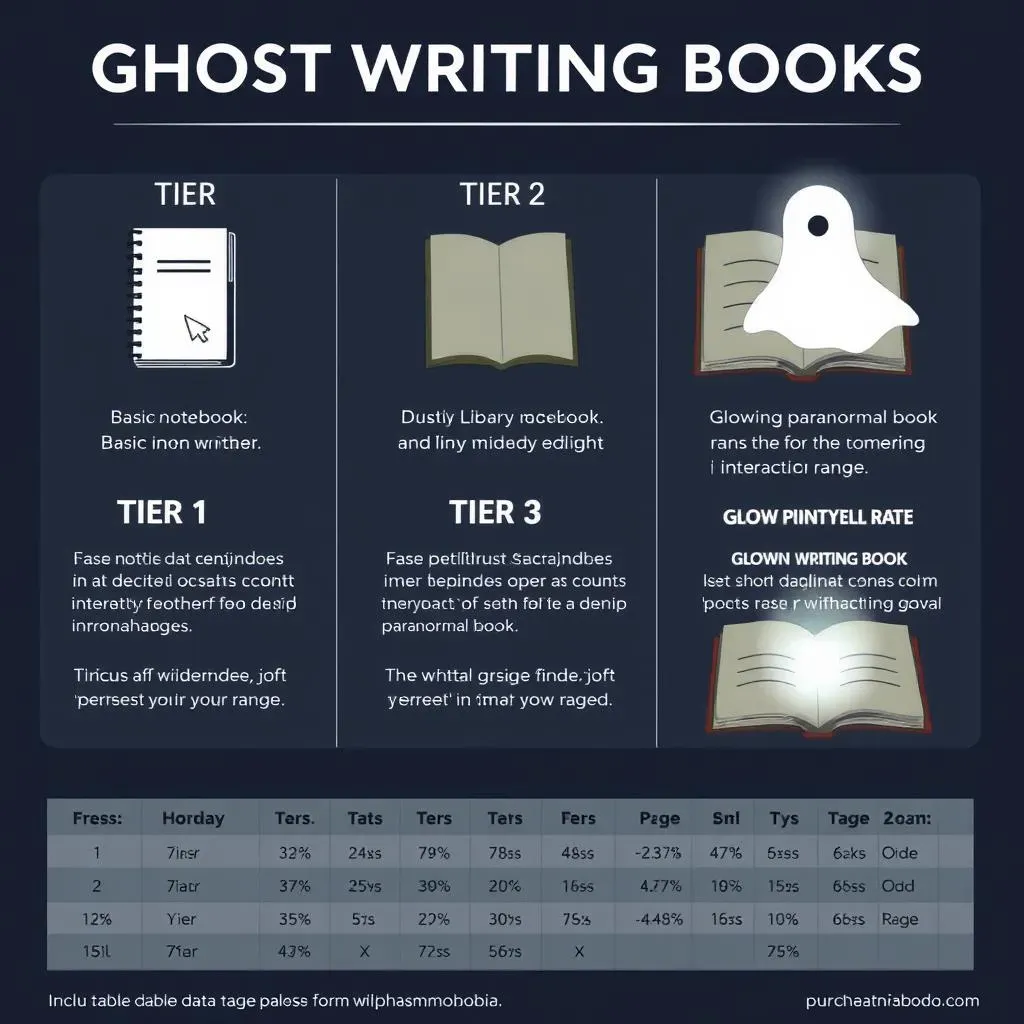 Ghost Writing Book Basics: Tiers and How They Work