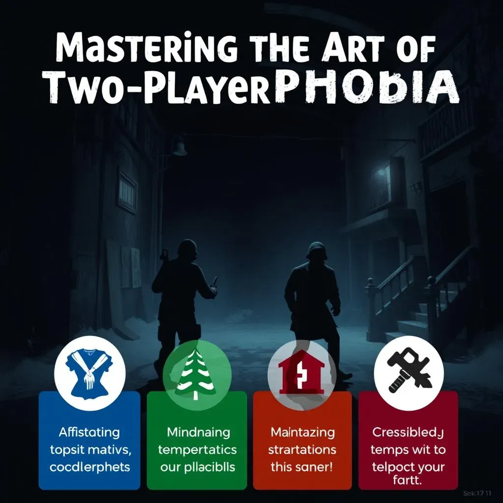 Phasmophobia with Two Players: Strategies and Challenges
